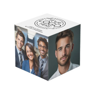 Add Your Logo Business Corporate Modern Minimalist Cube