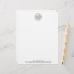 Add Your Logo Business Corporate Modern Minimalist Letterhead<br><div class="desc">Perfect for an office giveaway or presentation, these logo letterhead are simple in design. You can change the background colour to match the colour that coordinates with your company logo. The extra lines of type can be used for company contact information or for a place to add a special occasion...</div>