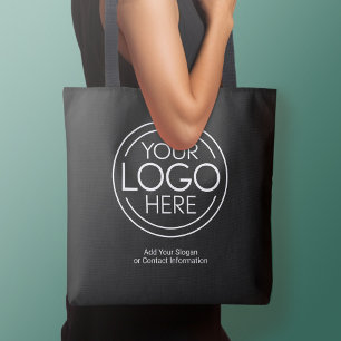 Add Your Logo Business Corporate Modern Minimalist Tote Bag