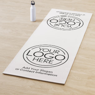 Add Your Logo Business Corporate Modern Minimalist Yoga Mat