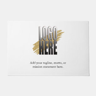 Add Your Logo Business Name Slogan  Doormat
