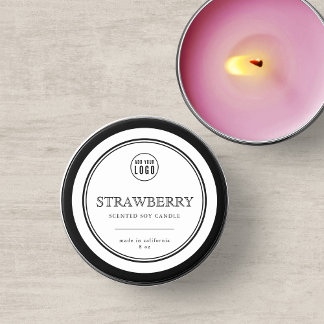 Add Your Logo Classic Black Border Product Label