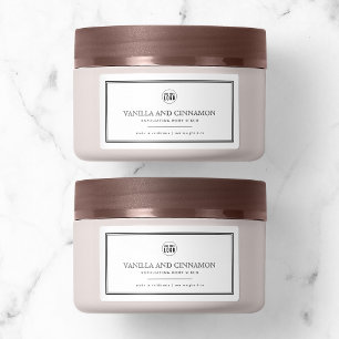 Add Your Logo Classic Black Border Product Label