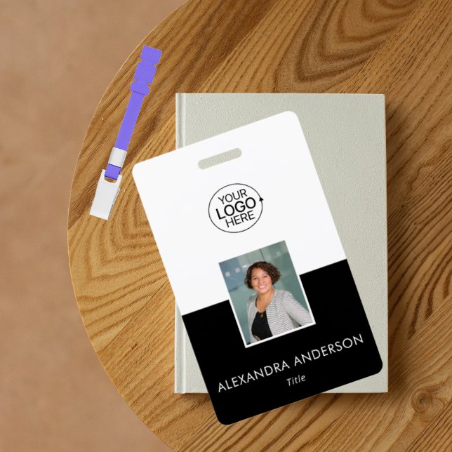 Add Your Logo Clean Black And White Typography  Badge (Add Your Logo Clean Black And White Typography Badge)