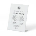 Add Your Logo Clothing Retail Store Return Policy 