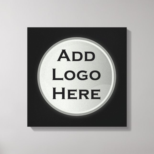 Add Your Logo Corporate Gift Canvas Print (Front)