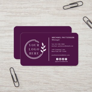 Add Your Logo Corporate QR Code Contact Business Card