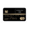 Add Your Logo Credit Card Styled Gold and Black