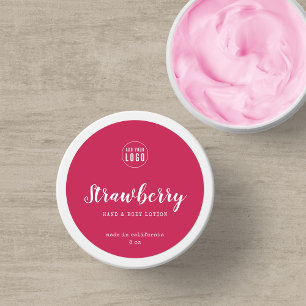 Add Your Logo Custom Colour Script and Typewriter Classic Round Sticker