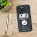 Add your Logo Custom Text Company Photo Grey iPhone 13 Pro Case<br><div class="desc">Elegant Add your Logo with Custom Text Company Photo Grey iPhone Cases. Add your logo,  photo and customize the text,  company name,  address and contact information.</div>