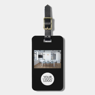 Add your Logo Custom Text Company Photo  Luggage Tag