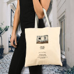 Add your Logo Custom Text Company Photo Tote Bag<br><div class="desc">Elegant Add your Logo with Custom Text Company Photo Tote bag. Add your logo,  photo and customize the text,  company name,  address and contact information. Great as a company promotional giveaway.</div>