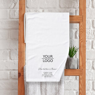 Add your Logo Custom Text Company Promotion Hand Towel