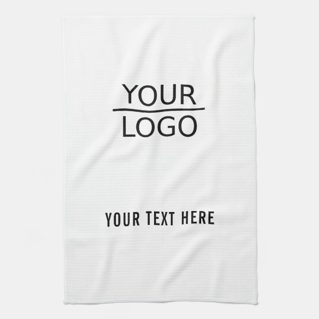 Add your Logo Custom Text Promotion  Kitchen Towel (Vertical)