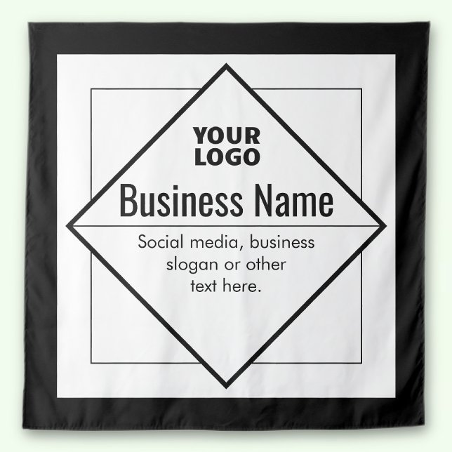 Add Your Logo Customizable Template Tapestry (Creator Uploaded)