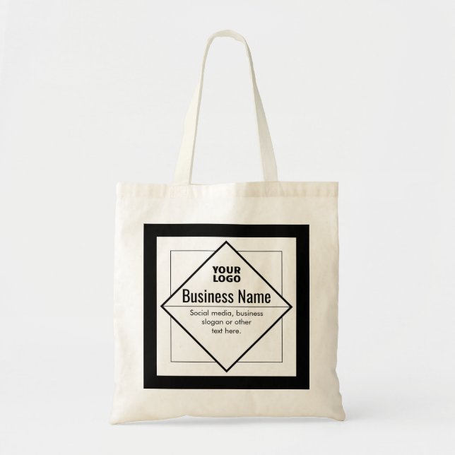 Add Your Logo Customizable Template Tote Bag (Front)