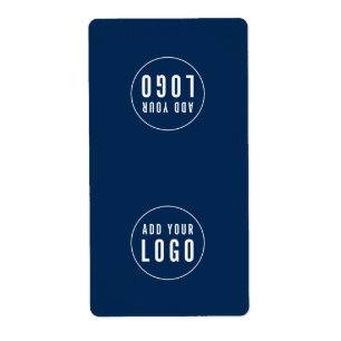 Add Your Logo Editable Colour Bag Packaging Sticke