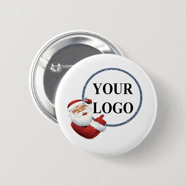 ADD YOUR LOGO HERE CUSTOM WEDDING 2 INCH ROUND BUTTON (Front & Back)