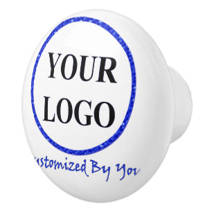 ADD YOUR LOGO HERE Moon Celestial Door Space Ceram Ceramic Knob