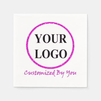 ADD YOUR LOGO HERE NAPKIN