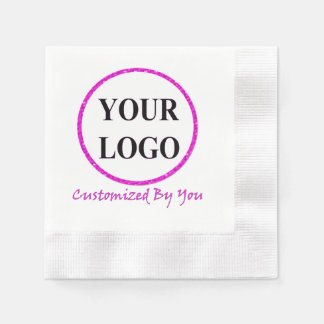 ADD YOUR LOGO HERE NAPKIN