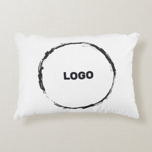 add your logo in a accent pillow