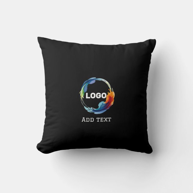 add your logo in a throw pillow (Front)