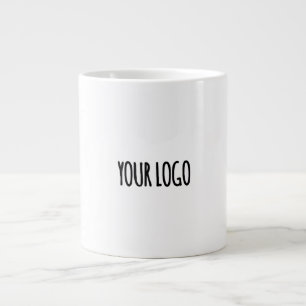 add your logo in a white coffee mug