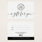 Add Your Logo Minimalist Gift Certificate