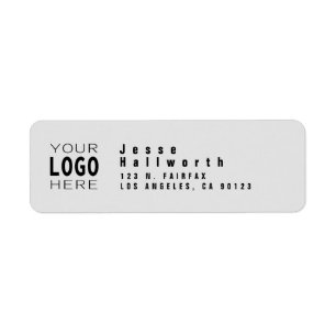 Add Your Logo Modern Look Return Address