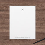 Add Your Logo Modern Minimalist Personalized Letterhead<br><div class="desc">Add Your Logo Modern Minimalist Personalized Letterhead that you can also add contact details at the bottom. Personalize by replacing the placeholder text and image with your own. For more options such as to change the font and it's size/colour or the spacing between letters click the "Edit" button. *Please note...</div>