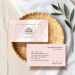 Add your logo, Modern texture Business Card