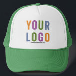 Add Your Logo, No Minimum Promotional Logo Trucker Trucker Hat<br><div class="desc">Easily personalize this high quality promotional hat with your own company logo and custom text. Simply delete the text if you just need a logo. No minimum and no set up fee! Available in many colors. Logo Hats are an easy and effective way to create and increase your brand awareness...</div>