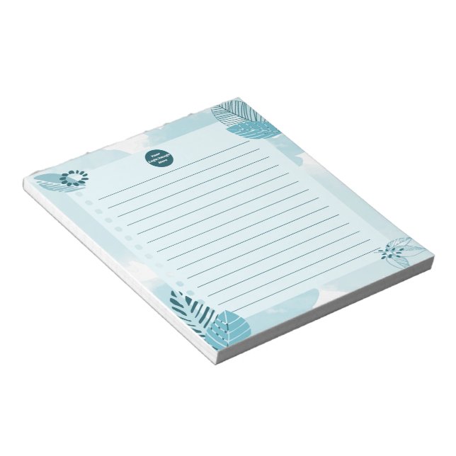 Add Your Logo Notepad Custom Office Pad  (Angled)