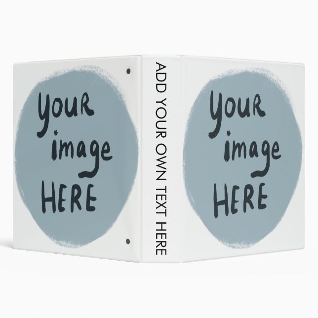 Add Your LOGO or Image CUSTOM  Binder (Background)