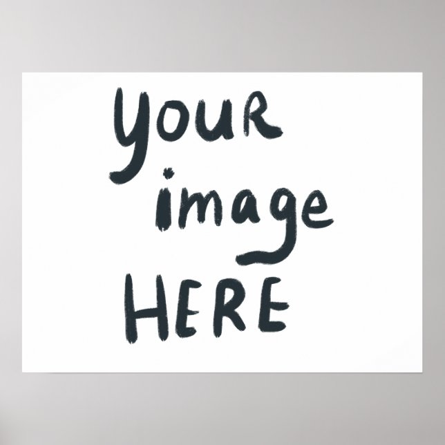 Add Your LOGO or Image CUSTOM  Poster (Front)