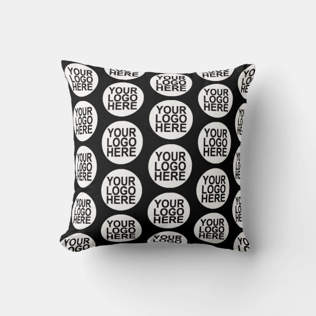 Add Your Logo Or Image Throw Pillow (Front)
