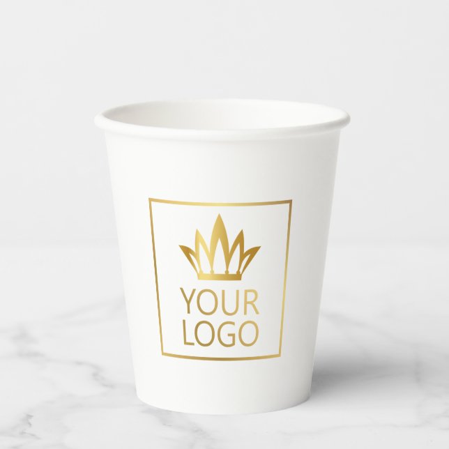 Add Your Logo Paper Cups (Front)
