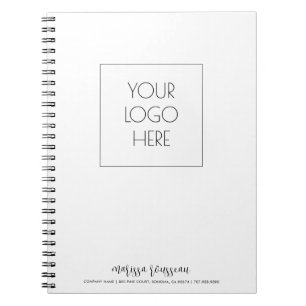 Add Your Logo Personalized  Notebook