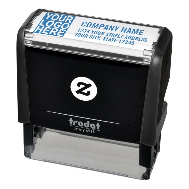 Add Your Logo Return Address Self-inking Stamp (Product)