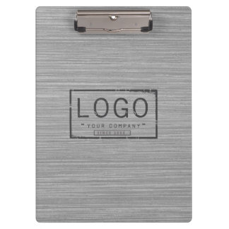 Add your logo rustic barn wood clipboard