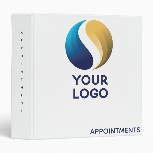 Add your logo Simple Professional Custom Binder (Front/Spine)