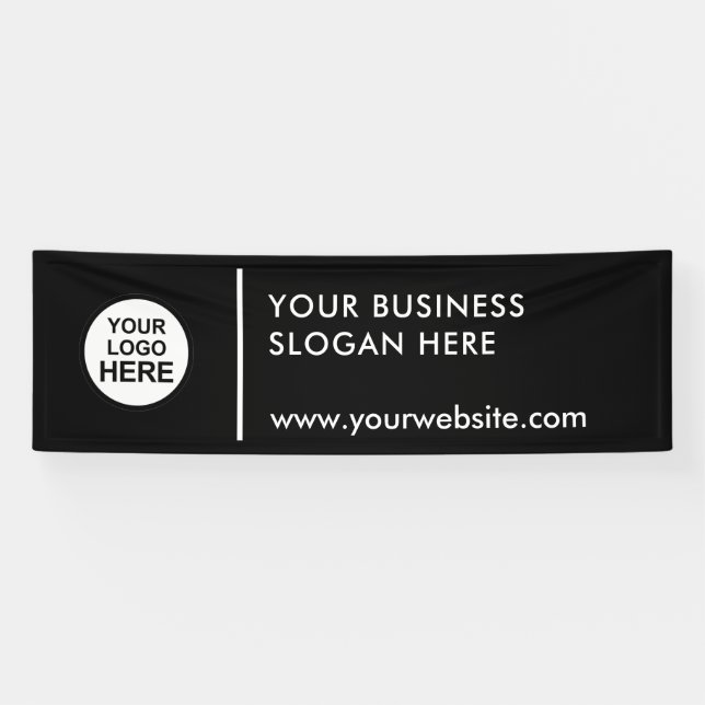 Add Your Logo Slogan And Text Promotional  Banner (Horizontal)
