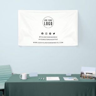 Add Your Logo Social Media Branding Marketing Banner