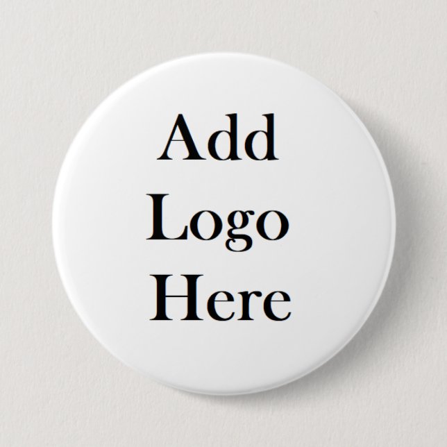 Add Your Logo to this 3 Inch Round Button (Front)