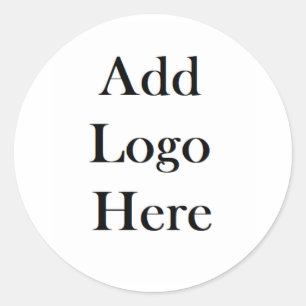 Add Your Logo to this Classic Round Sticker