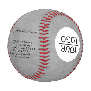 Add your Logo with Custom Text Promotional  Baseball