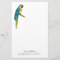 Add Your Name | A Teal Macaw
