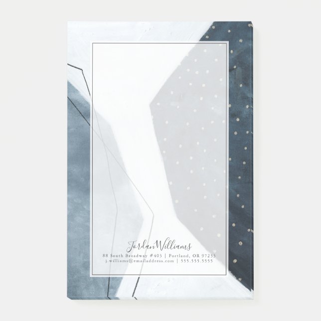 Add Your Name | Adjacent Abstraction Post-it Notes (Front)