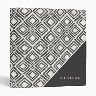 Add Your Name African Wild Pattern Binder